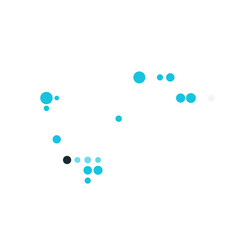 Honduras Silhouette Pixelated pattern map illustration