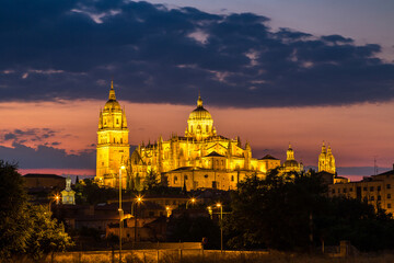 Fototapeta na wymiar Cathedral in Salamanca