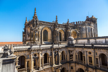 Medieval Templar castle in Tomar