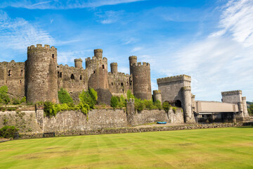 Fototapeta na wymiar Conwy Castle in Wales
