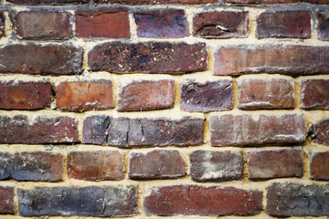 Racial background with bricks