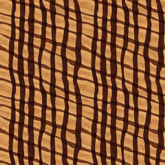 Brown wooden boards grunge seamless background - 551177700