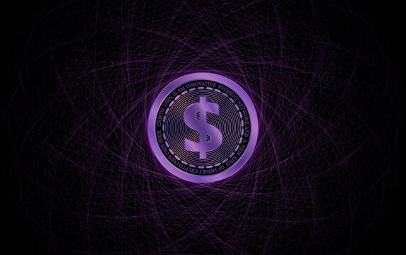 logos of currencies. the dollar  currency logo. 3d illustrations. editorial image