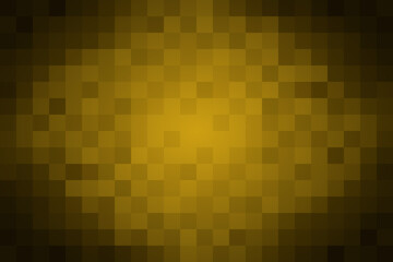 Abstract pattern mosaic background. Square shape with yellow brown gradient. Texture design for vector illustration.