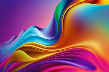Obraz premium abstract colorful wave background