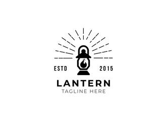 lantern vintage logo icon illustration Premium Vector © AlvinStd.