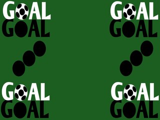 goal themed background illustration