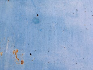 blue painted wall