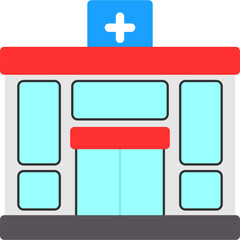 Obraz premium Hospital Icon