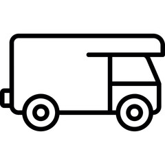 Obraz premium Van Icon