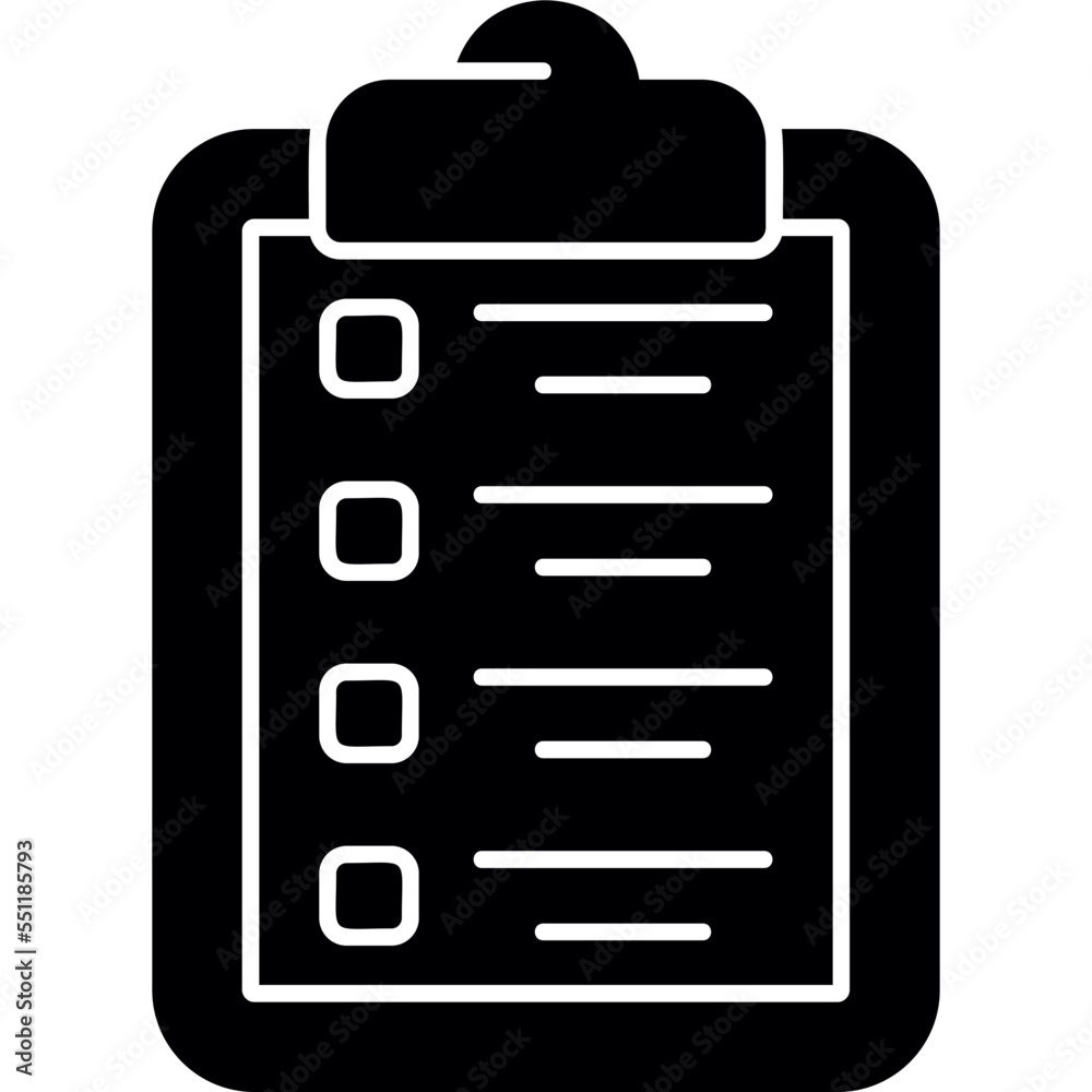 Poster clipboard icon