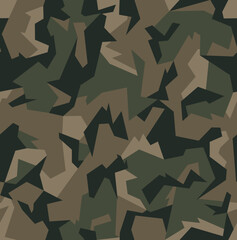 Abstract geometric optic camouflage seamless pattern repeat background
