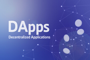 Title image of the word Decentralized Applications. It is a Web3 related term.