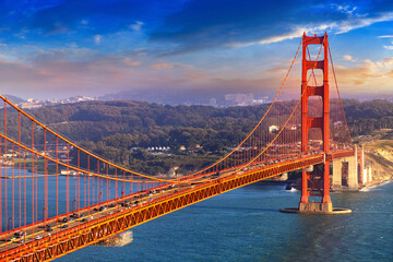 Obraz premium Golden Gate Bridge in San Francisco