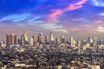 Obraz premium Panoramic view of Los Angeles