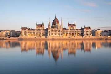 Zelfklevend Fotobehang Boedapest hungarian parliament building