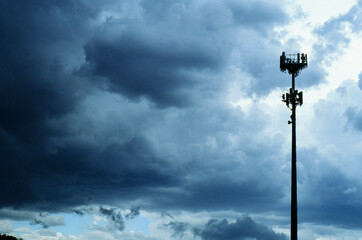 Cell Tower in a Storm