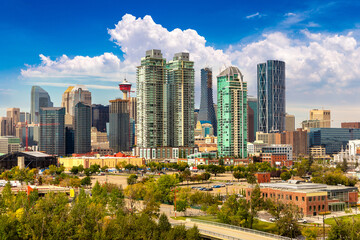 Obraz premium Calgary in sunny day, Canada
