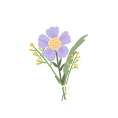 bunch of violet flower