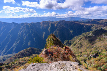 大台ヶ原　大蛇嵓　紅葉