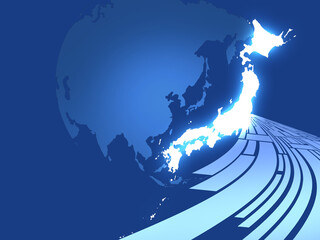 日本地図と世界地図