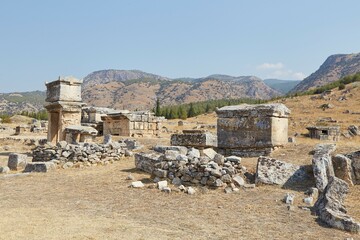 The Massive Necropolis of Hierapolis Above Pamukkale