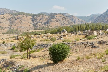 The Massive Necropolis of Hierapolis Above Pamukkale