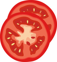 Tomato illustration element