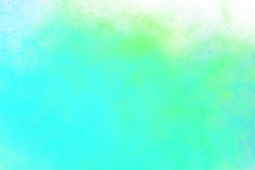 Fototapeta na wymiar Hintergrund / Background / Overlay - blau grün gelb - marmoriert verwaschen wischen ~ Vorlage/ Template