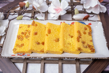 Korean traditional food rice cake