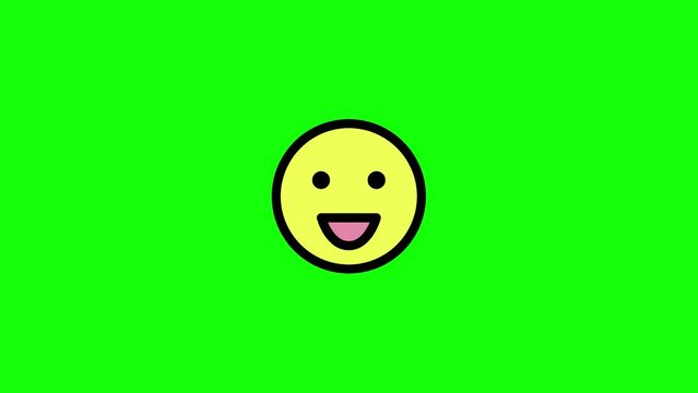 絵文字の感情表現　笑顔
