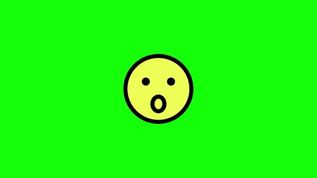 絵文字の感情表現　驚き