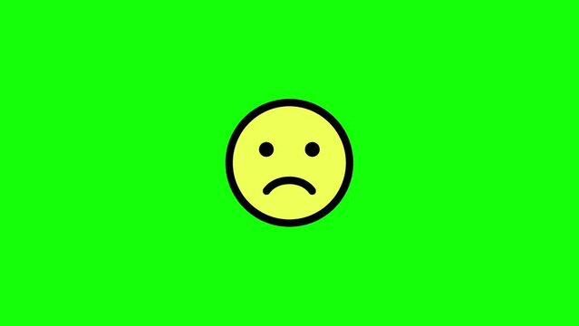絵文字の感情表現　悲しい