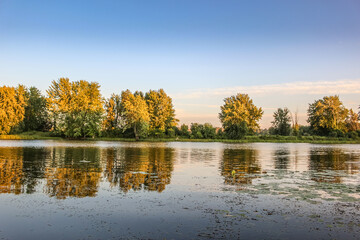 Beautiful Petrie Island ottawa river landscape