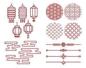 traditional chinese new year element
