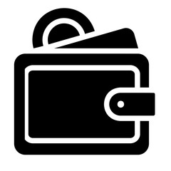 wallet glyph icon