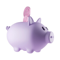 ILUSTRACIONES 3D DE FINANZAS CONCEPTO ALCANCIAC