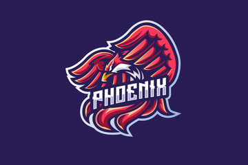 Template logo mascot suitable for sports, games, clubs, teams and more