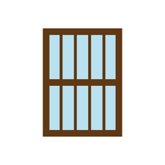 window ,icon, design, flat, style, trendy, collection, template