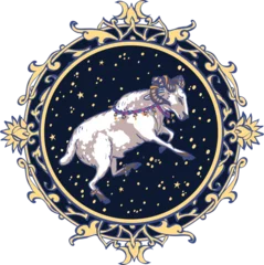 Fotobehang Astrological symbol on white background - Aries © nataliahubbert