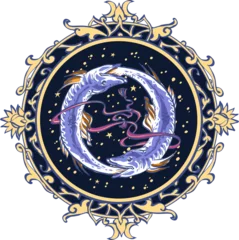 Fotobehang Astrological symbol on white background - Pisces © nataliahubbert