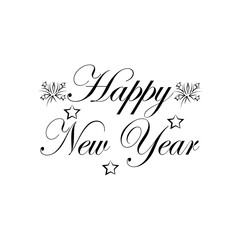 happy new year ,icon, design, flat, style, trendy, collection, template