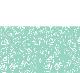 textile pattern on green background