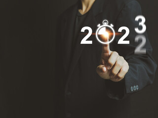 Countdown to 2022, entering 2023, a new beginning, a new concept, a change in work.
