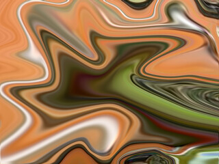 Digital Art Abstract Pattern Unique Liquid Background.