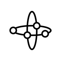 Obraz premium molecule ,icon, design, flat, style, trendy, collection, template