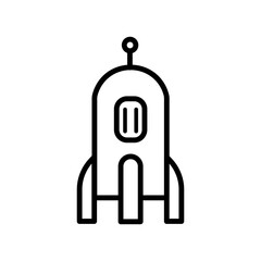 rocket ,icon, design, flat, style, trendy, collection, template