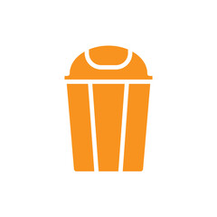 trash can ,icon, design, flat, style, trendy, collection, template
