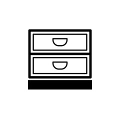 file cabinet ,icon, design, flat, style, trendy, collection, template