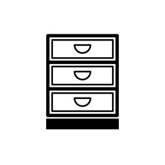 file cabinet ,icon, design, flat, style, trendy, collection, template